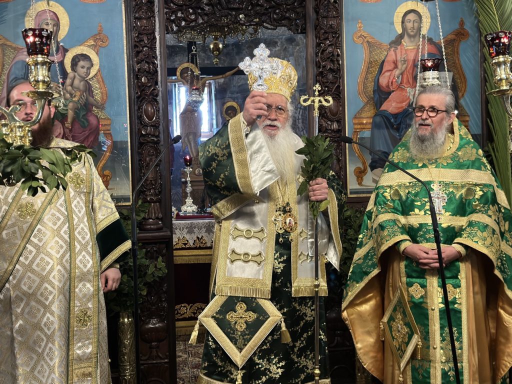 Εορτή του Αγίου Λαζάρου και των Βαΐων στην Ιερά Μητρόπολη Θηβών