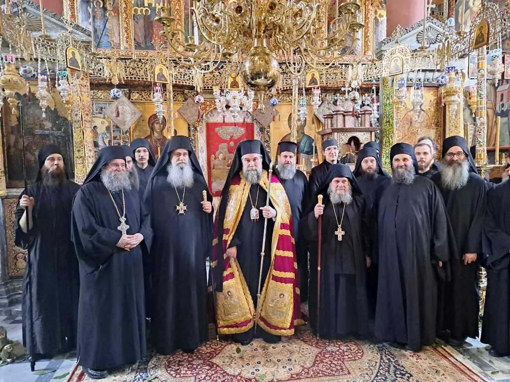 Στην Ιερά Μονή Οσίου Φιλοθέου ο Μητροπολίτης Σερρών για τον Ευαγγελισμό της Θεοτόκου