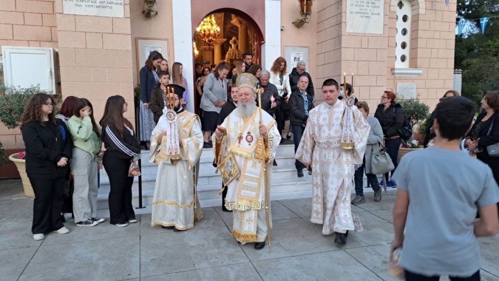 To Χοροστάσι της Αγάπης στον τόπο Φανερώσεως της Παναγίας στη Νέα Αρτάκη