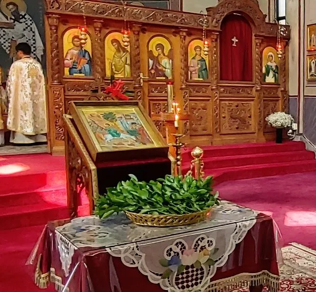The Feast of Palm Sunday and the Procession of the Bridegroom in the Cathedral of St. Nicholas in Seoul