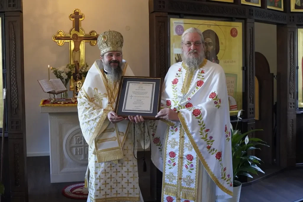 Professor John Behr awarded highest distinction of Romanian Diocese of Northern Europe