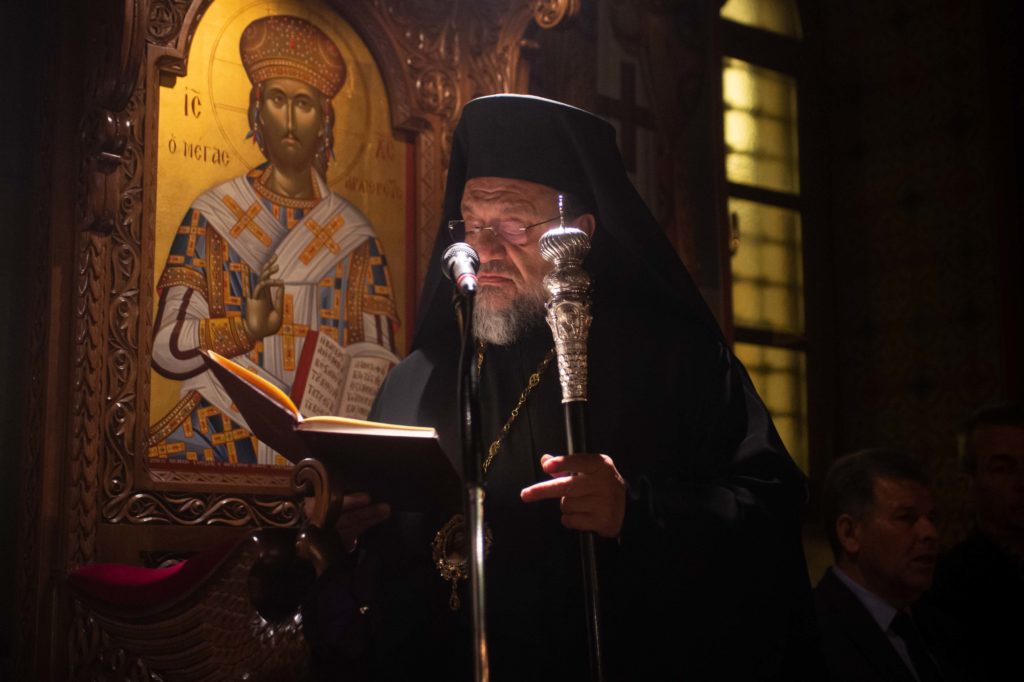 Στην καστροπολιτεία της Ανδρούσης ο Μεσσηνίας Χρυσόστομος για την Ακολουθία του Νυμφίου