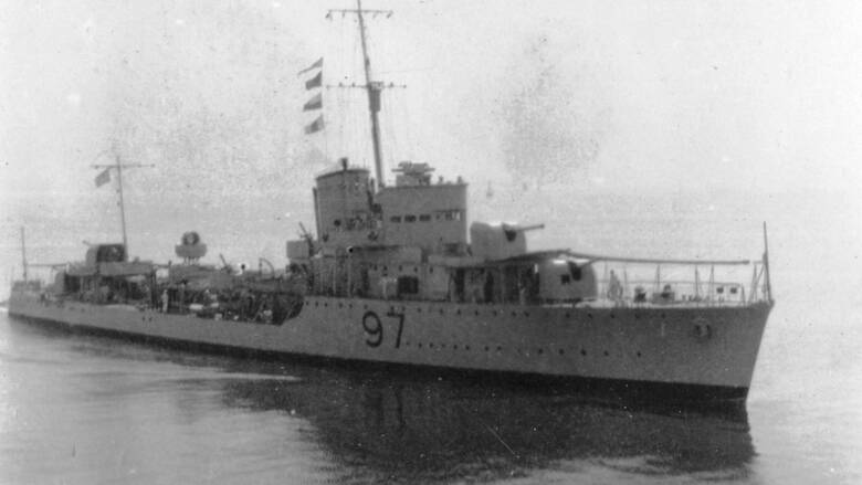 22 Απριλίου 1941: Δείτε το ναυάγιο του ένδοξου αντιτορπιλικού «Ύδρα» που βυθίστηκε από 78 Γερμανικά “Στούκα” (ΦΩΤΟ/ΒΙΝΤΕΟ)