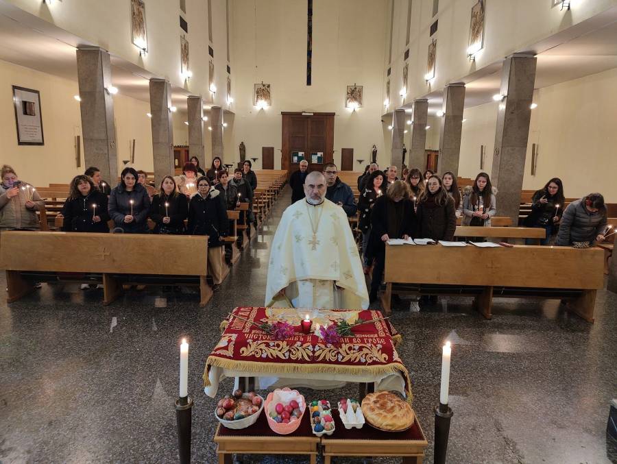 Българите в Рим и околностите се събраха на Великденски богослужения