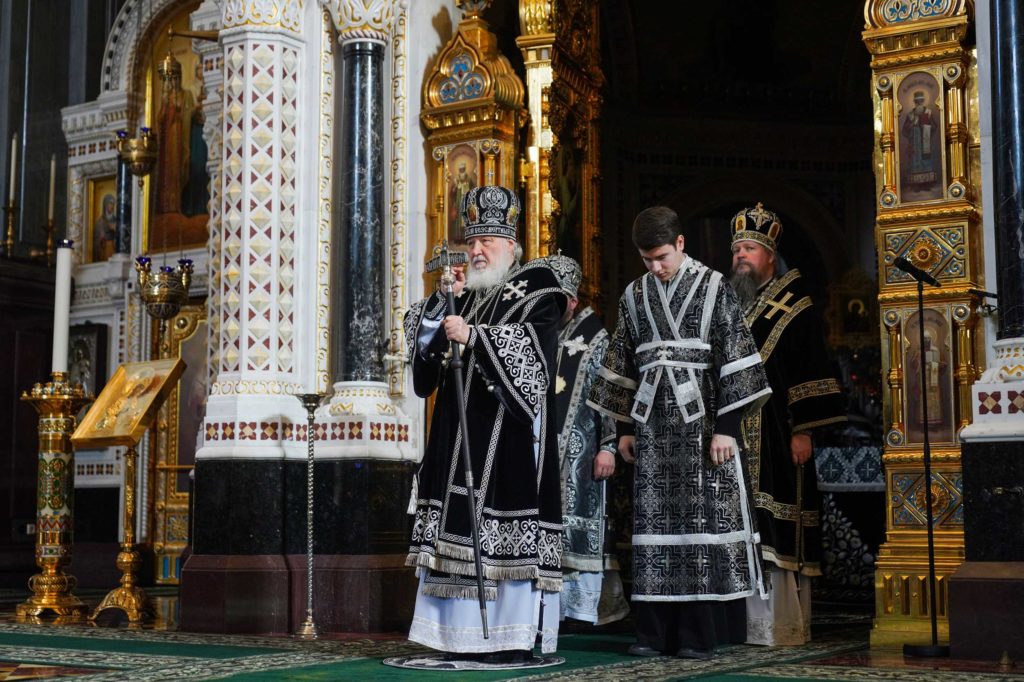 Проповедь Святейшего Патриарха Кирилла в Великую Среду после Литургии в Храме Христа Спасителя