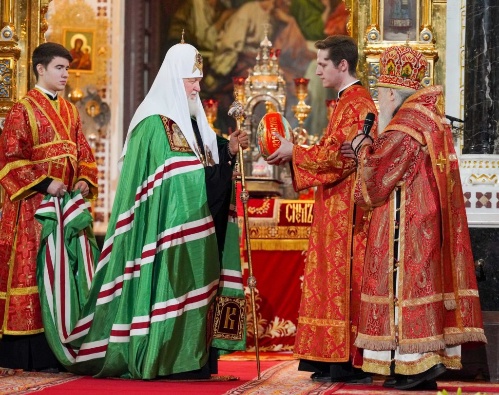 Патриаршее слово после Пасхальной великой вечерни в Храме Христа Спасителя