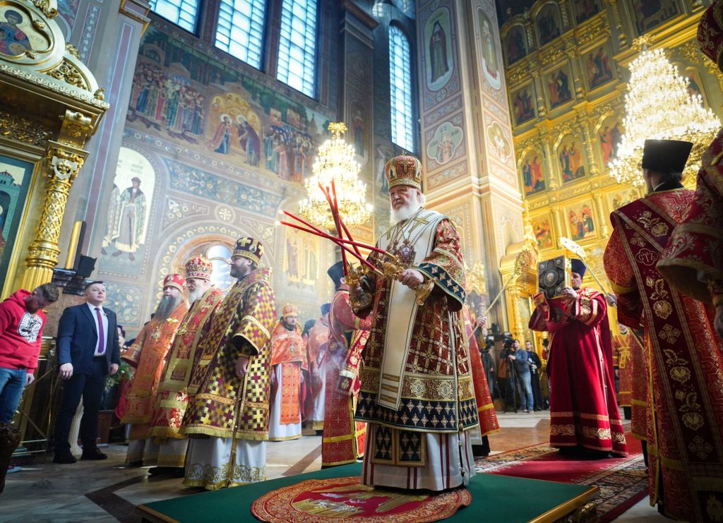 Μόσχα: Εντυπωσιακές εικόνες και βίντεο από την Τρίτη της Διακαινησίμου στην Ι.Μ Αγίου Νικολάου