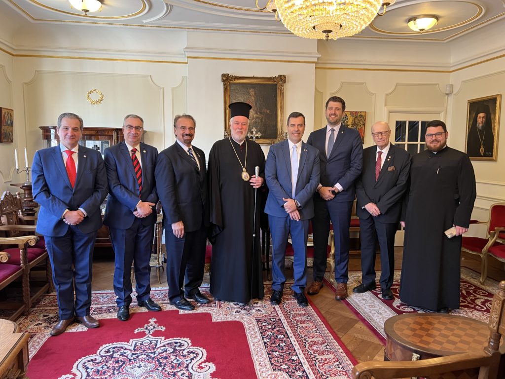 Στον Μητροπολίτη Βελγίου η Ηγεσία της AHEPA