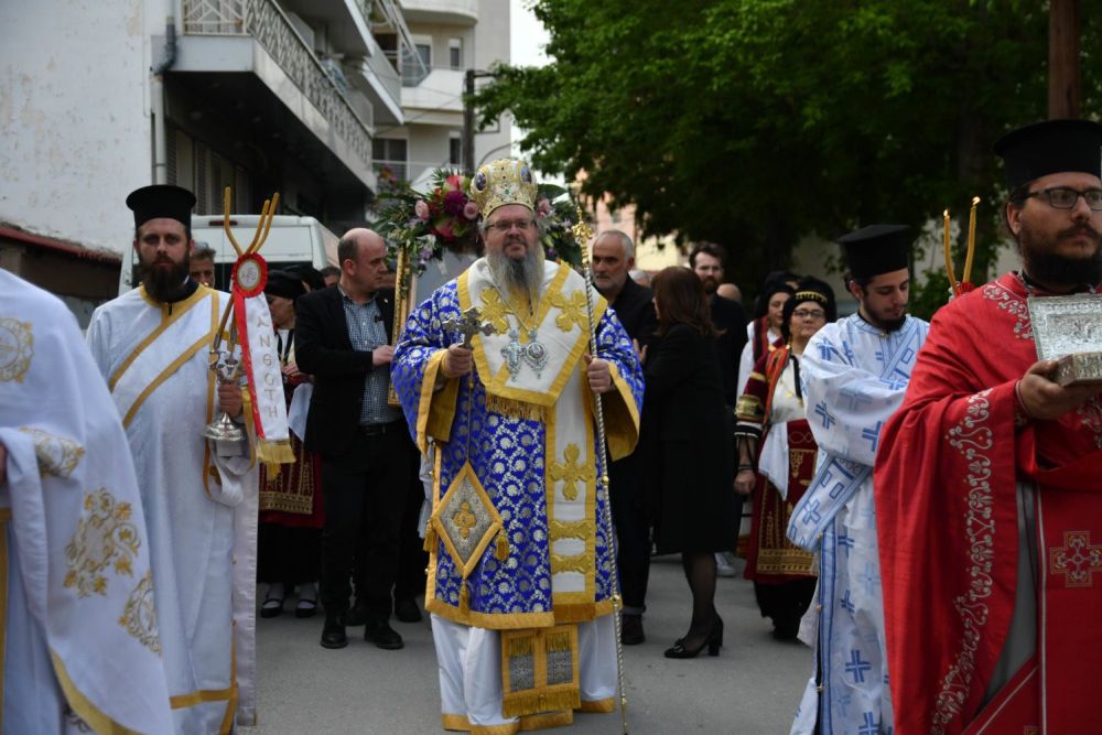 Μεθέορτος Εσπερινός και Λιτάνευση στον Ιερό Ναό Ζωοδόχου Πηγής Λαρίσης