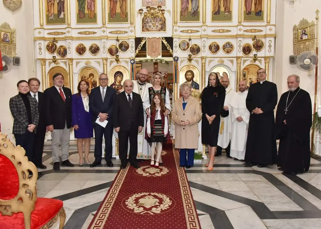 Președintele și Prima Doamnă a Maltei au participat la Vecernia Învierii oficiată la parohia română din Valletta