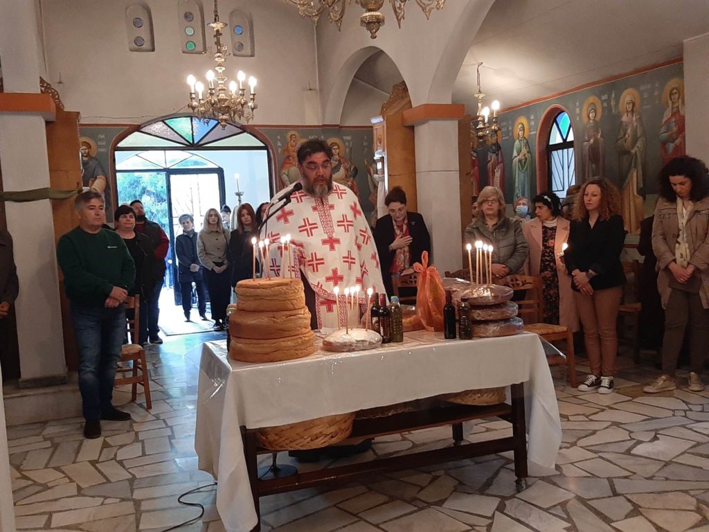 Η εορτή των Αγίων Ραφαήλ, Νικολάου, και Ειρήνης στην Μαγούλα Ερέτριας