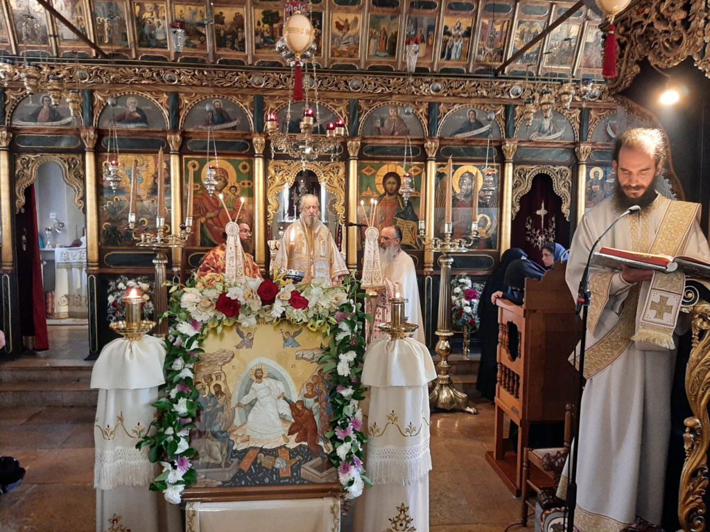 Κυριακή των Μυροφόρων στην Ιερά Μονή Μεταμορφώσεως του Σωτήρος Κύμης