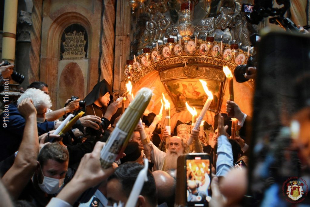 Η τελετή του Αγίου Φωτός στον Πανίερο Ναό της Αναστάσεως στα Ιεροσόλυμα (ΒΙΝΤΕΟ)