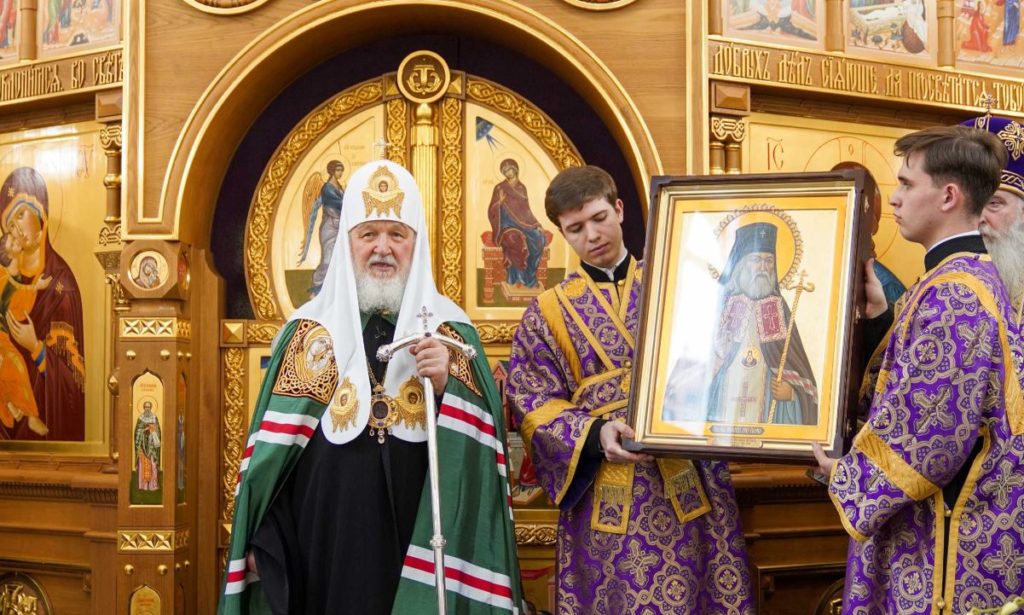 Слово Святейшего Патриарха Кирилла в Неделю 5-ю Великого поста после Литургии в храме Преображения Господня в Коммунарке г. Москвы