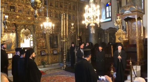 Ο Εσπερινός της Κυριακής του Θωμά και του Αγίου Γεωργίου στο Φανάρι (ΒΙΝΤΕΟ)