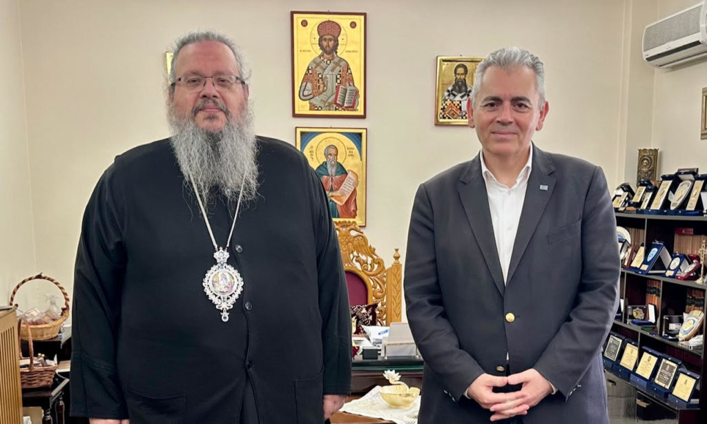 Συνάντηση Χαρακόπουλου με Μητροπολίτη Λαρίσης