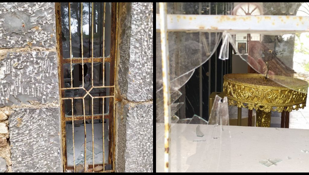 Βανδαλισμοί στον Ι. Ναό Αγίας Σοφίας Κάστρου Λεβαδείας