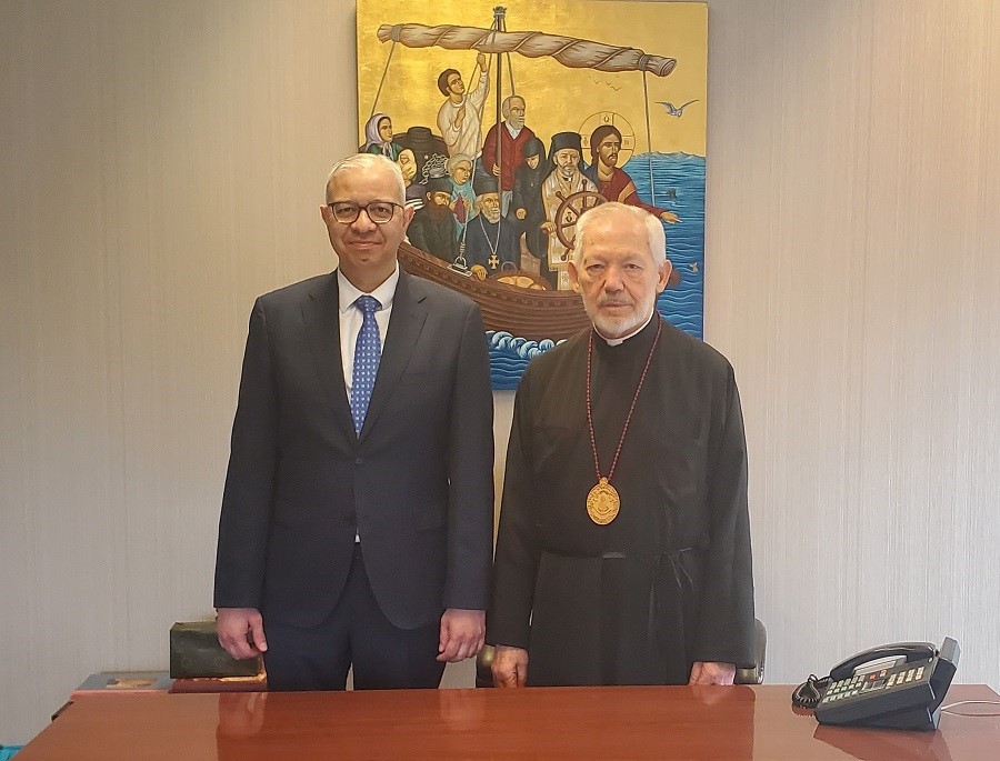 O Ύπατος Αρμοστής της Κύπρου Γεώργιος Ιωαννίδης στην Αρχιεπισκοπή Καναδά