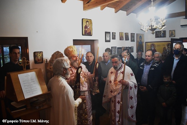 Εσπερινός για τους Αγίους Ραφαήλ, Νικόλαο και Ειρήνη στο Γύθειο