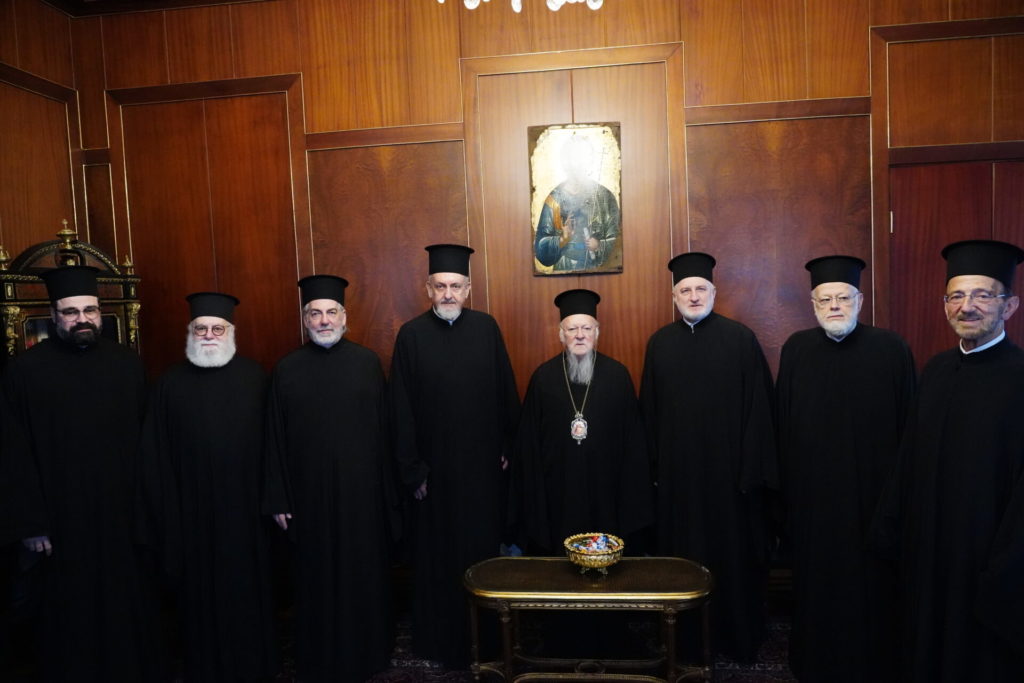 Ecumenical Patriarch Bartholomew receives Holy Eparchial Synod of Archdiocese of America