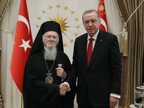 Ο Οικουμενικός Πατριάρχης στην Άγκυρα – Ευχές σε Ερντογάν για το Ραμαζάνι