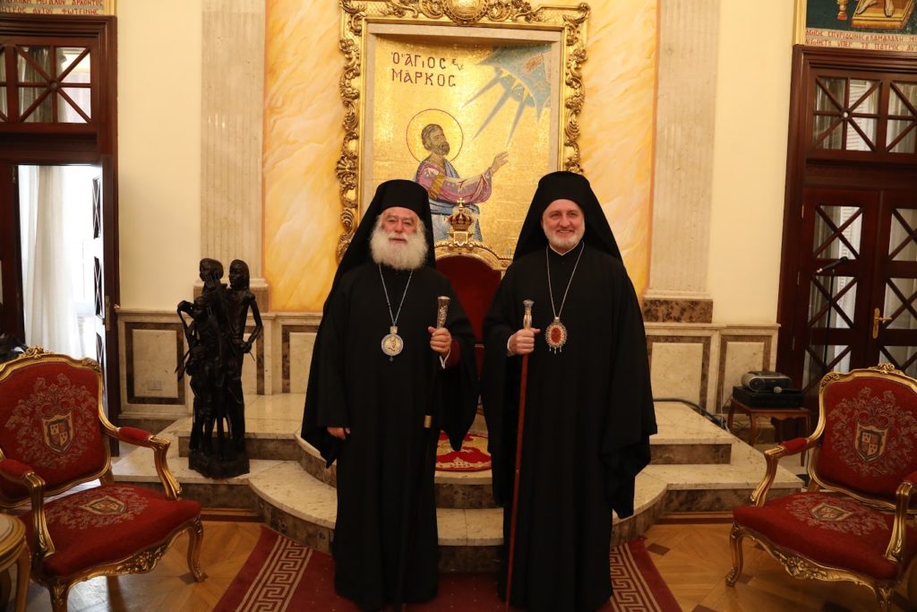 Επίσκεψη του Αρχιεπισκόπου Αμερικής στον Πατριάρχη Αλεξανδρείας
