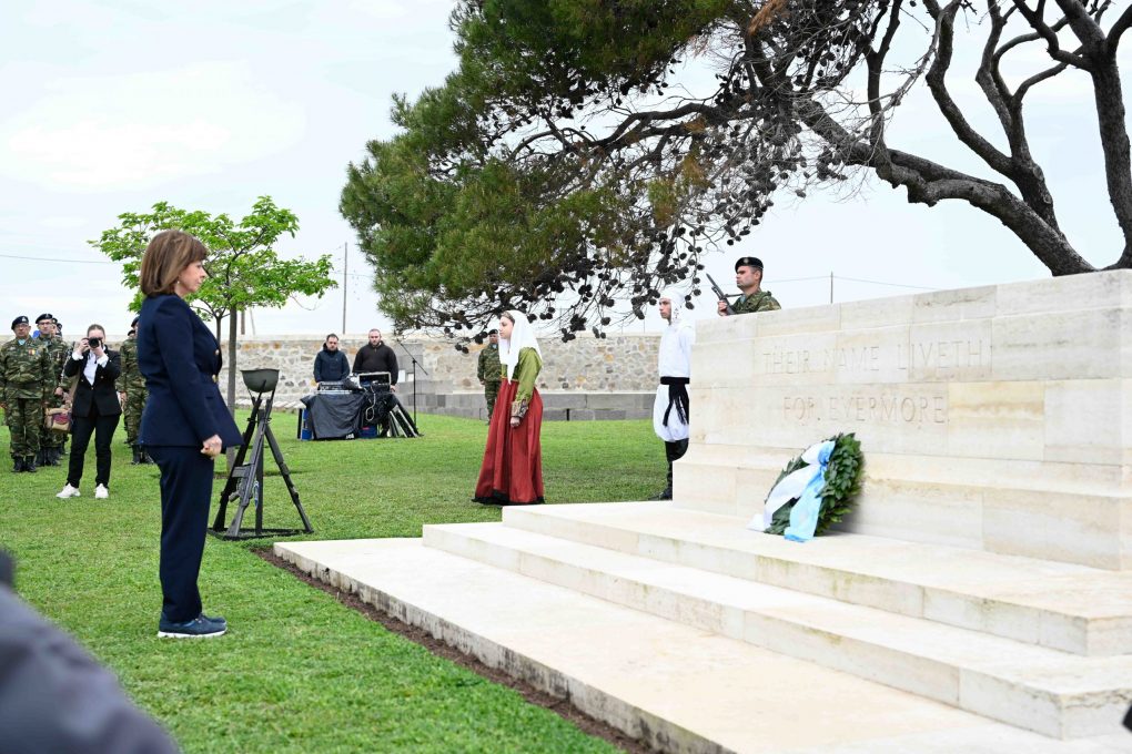 Λήμνος: H ΠτΔ στις εκδηλώσεις μνήμης για τους Πεσόντες στην Εκστρατεία της Καλλίπολης