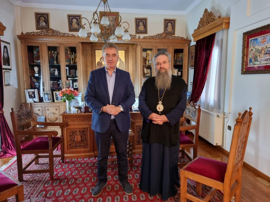 Συνάντηση του Μητροπολίτη Λευκάδος με τον υποψήφιο βουλευτή Θανάση Καββαδά