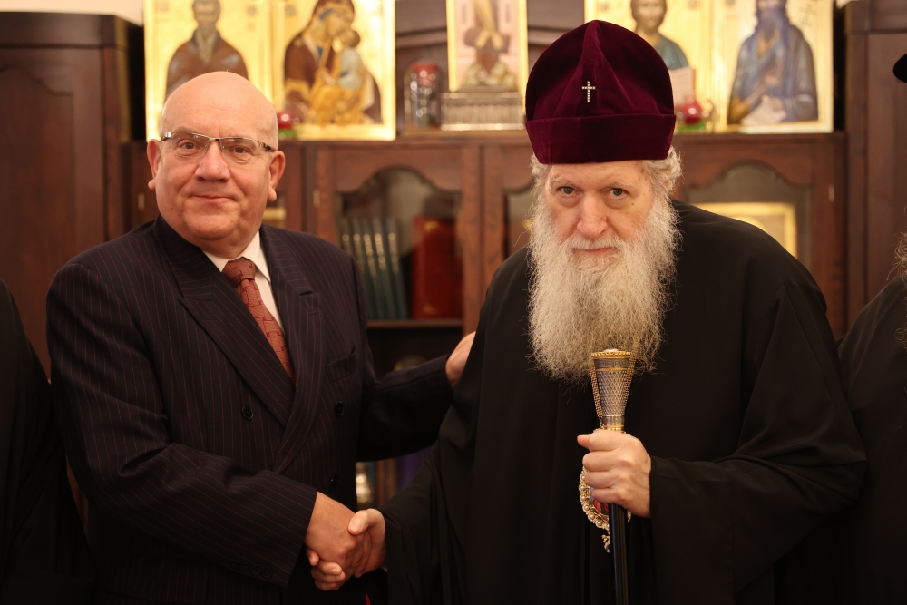 Συνάντηση του Πατριάρχη Βουλγαρίας με τον πρέσβη της Σλοβακίας