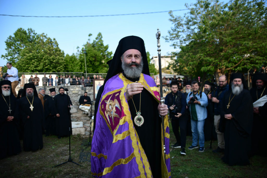Λάρισα: Ο Αυστραλίας Μακάριος στην αρχαία Βασιλική του Αγίου Αχιλλίου (ΦΩΤΟ/ΒΙΝΤΕΟ)