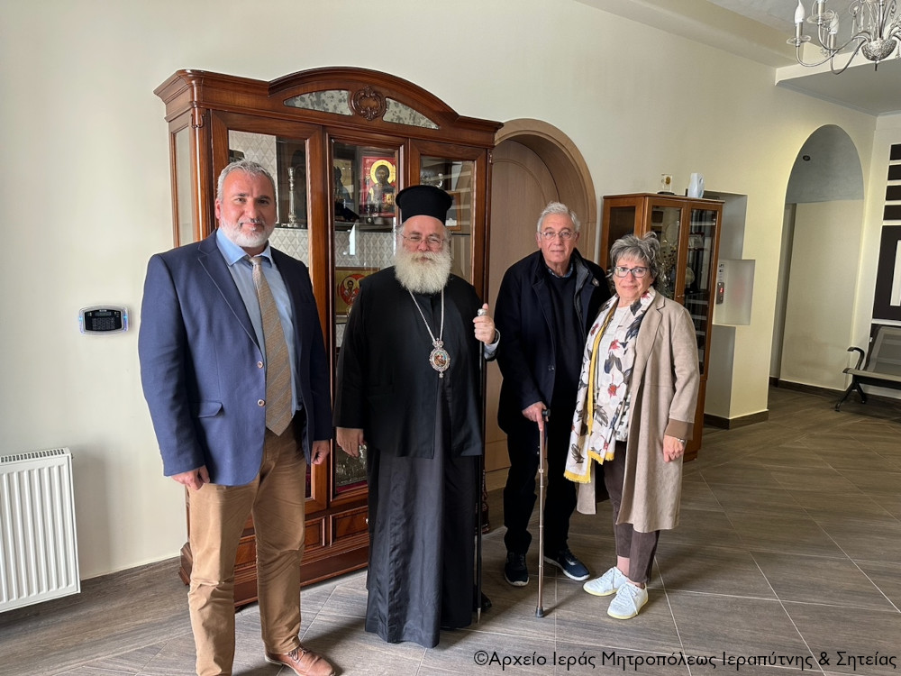 Στον Μητροπολίτη Ιεραπύτνης ο υποψήφιος Βουλευτής Εμμανουήλ Καλαϊτζάκης