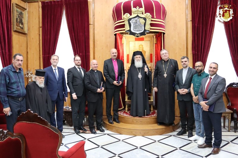 Αποστολή από την Ουγγαρία επισκέφθηκε τον Πατριάρχη Ιεροσολύμων