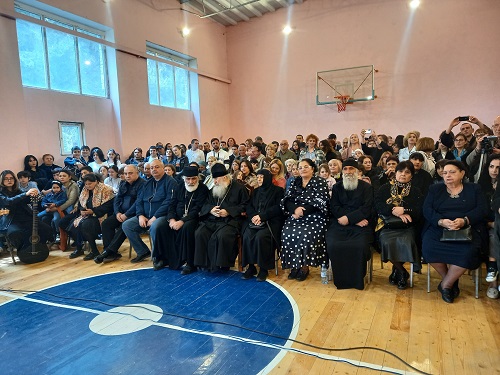 Πανηγυρικός εορτασμός της αγίας Ταμάρας σε ομώνυμο Γυμνάσιο της Γεωργίας