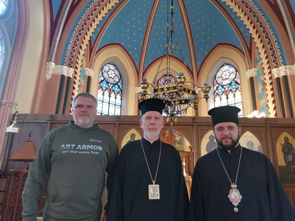 Ο Μητροπολίτης Σουηδίας υποδέχθηκε τον Μητροπολίτη Ρίβνε Ιλαρίωνα