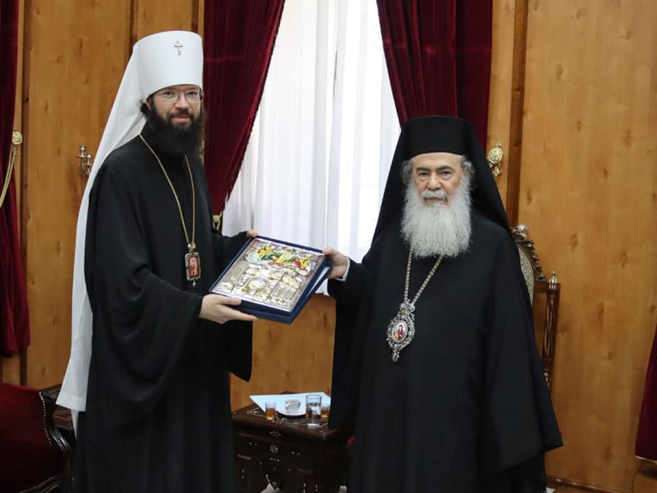 Επίσκεψη του Βολοκολάμσκ Αντωνίου στο Πατριαρχείο Ιεροσολύμων
