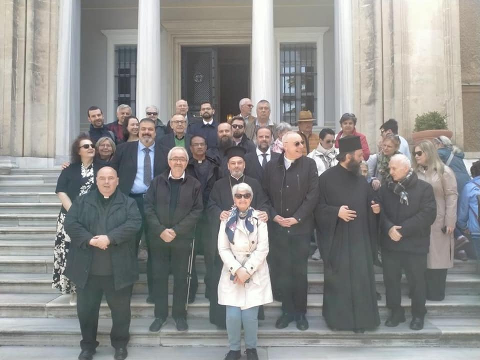 Ο Μητροπολίτης Αυστρίας με όμιλο προσκυνητών στην Θεολογική Σχολή της Χάλκης