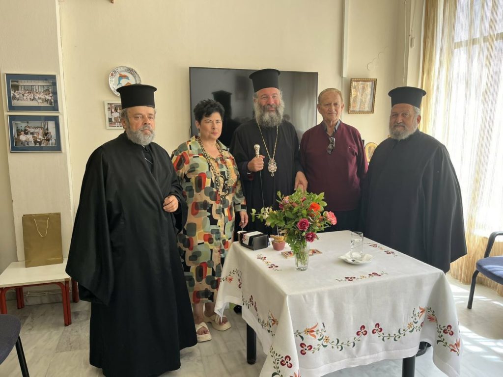 Επίσκεψη στο ΚΑΠΗ Καλλιθέας από τον Μητροπολίτη Ρεθύμνης και Αυλοποτάμου