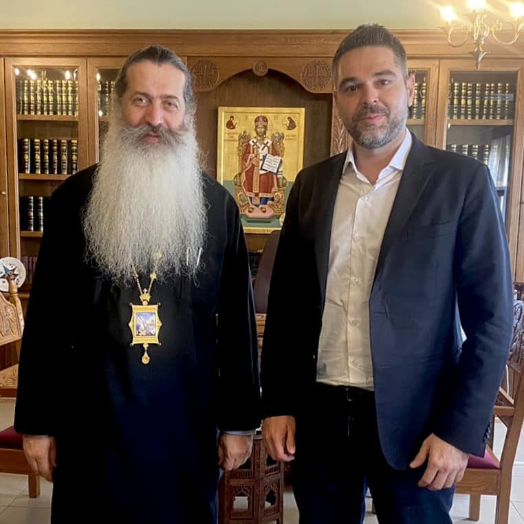 Ο υποψήφιος βουλευτής Ιωάννης Σαρακιώτης επισκέφθηκε τον Μητροπολίτη Φθιώτιδος