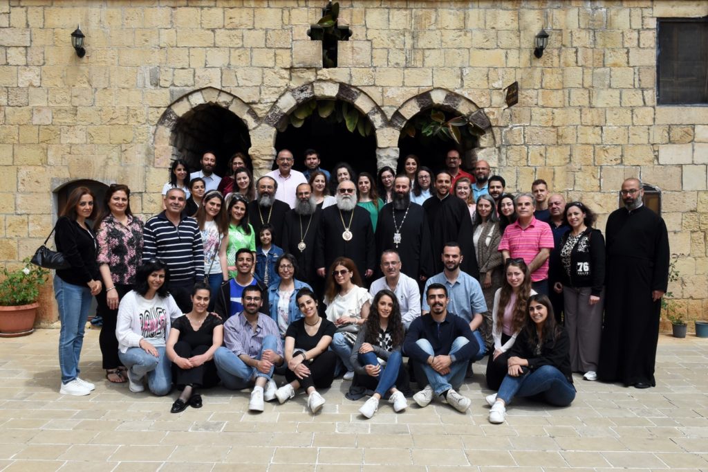 Ο Πατριάρχης Αντιοχείας συναντήθηκε με μαθητές του Προγράμματος Χριστιανικού Σχηματισμού στη Δαμασκό