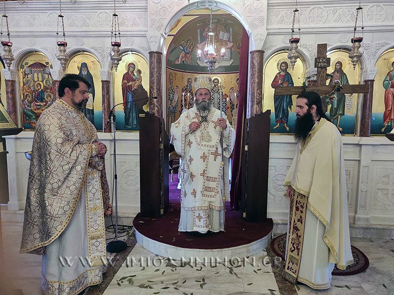 Ο Μητροπολίτης Μάξιμος στον Ιερό Ναό Οσίου Παϊσίου Ιωαννίνων