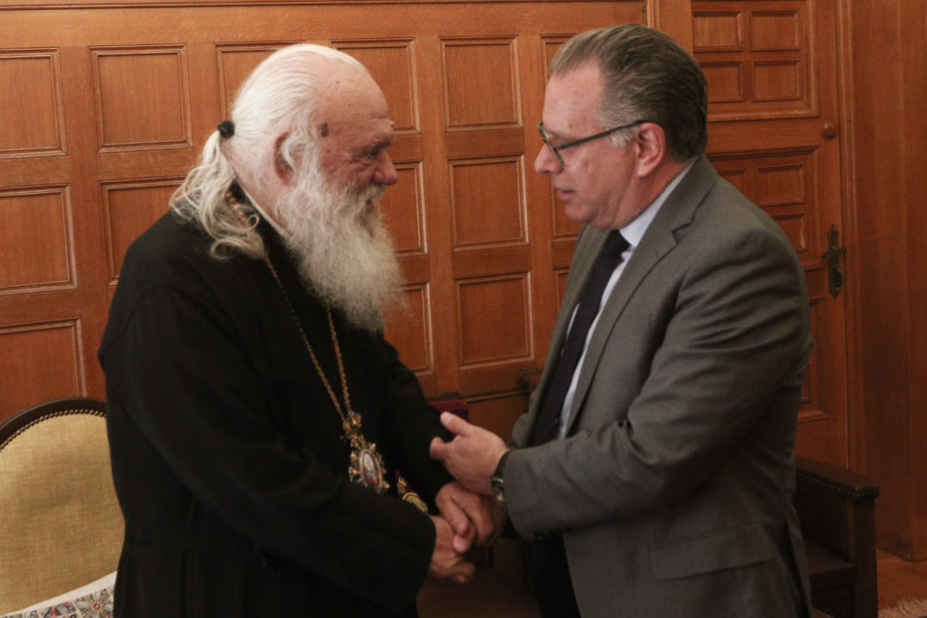 Εθιμοτυπικές επισκέψεις υποψηφίων Βουλευτών στον Αρχιεπίσκοπο Ιερώνυμο