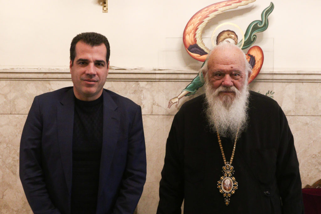 Στον Αρχιεπίσκοπο Ιερώνυμο ο Υπουργός Υγείας, Θάνος Πλεύρης