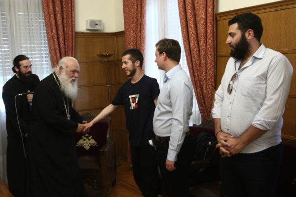 Τον Αρχιεπίσκοπο Αθηνών επισκέφθηκαν πενήντα φοιτητές της Θεολογικής Σχολής του ΕΚΠΑ