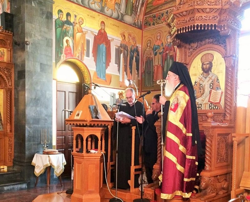 Κυριακή του Παραλύτου στην Ιερά Μονή Αγίων Πάντων Καλύμνου