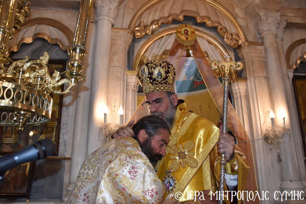 Χειροτονία Πρεσβυτέρου στον πανηγυρίζοντα Ι.Ν. Αγίου Αθανασίου Σύμης