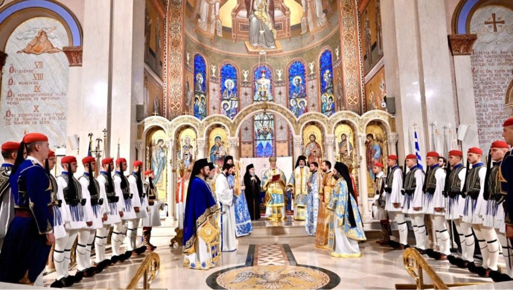 Archbishop Elpidophoros – Remarks at the Doxology for the Greek Independence Parade In the Presence of the Presidential Guard