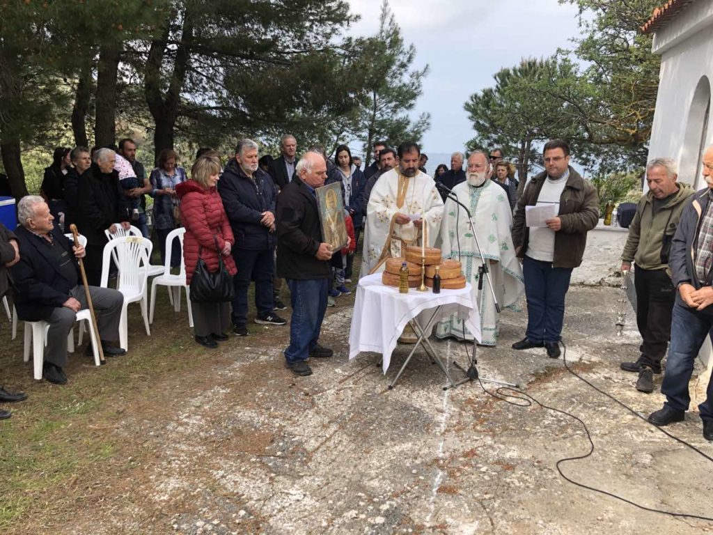 Πανηγυρική Θεία Λειτουργία στον Άγιο Αθανάσιο στο Παρθένι – Αλιβερίου