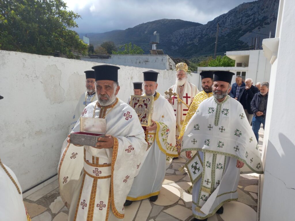 Πανηγύρισε ο Ιερός Ναός Αγίας Ειρήνης στην Έμπαρο της επαρχίας Βιάννου