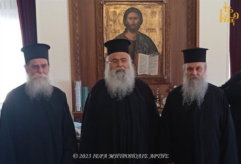 Στον Αρχιεπίσκοπο Κύπρου ο  Άρτης Καλλίνικος