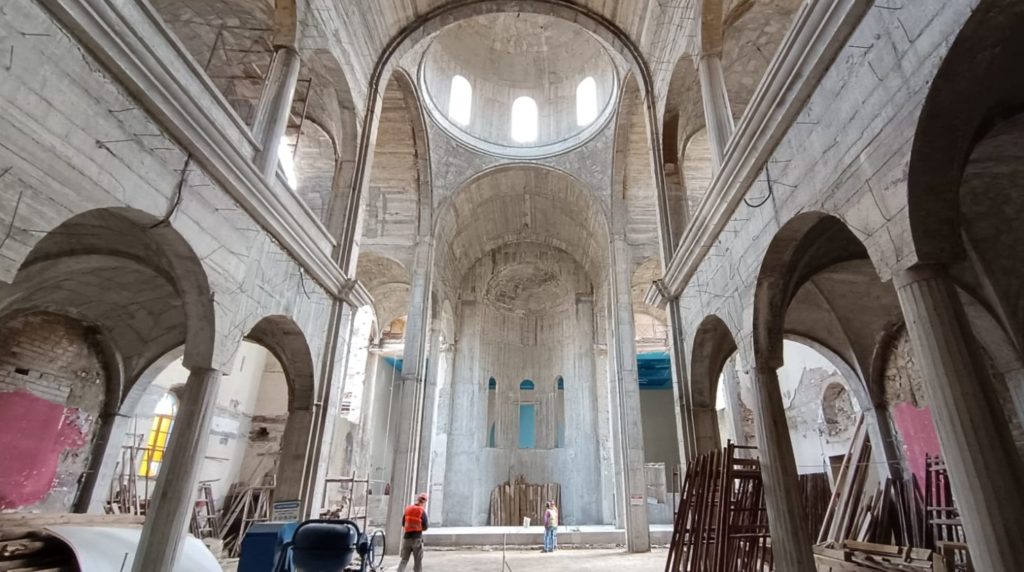 Ολοκληρώνεται η αποκατάσταση του ναού-συμβόλου της Ορθοδοξίας στην Κορυτσά
